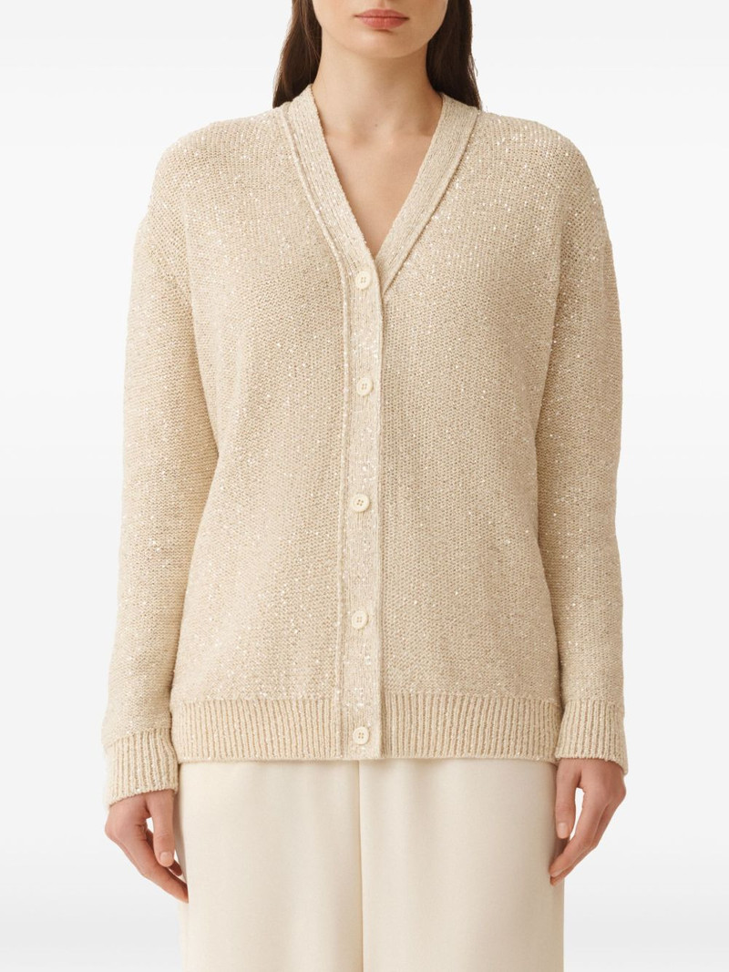 sequin-embellished cardigan 3