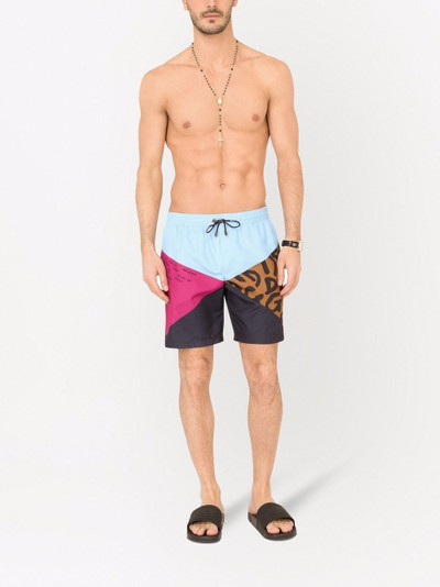 Dolce & Gabbana colour-block swim shorts outlook