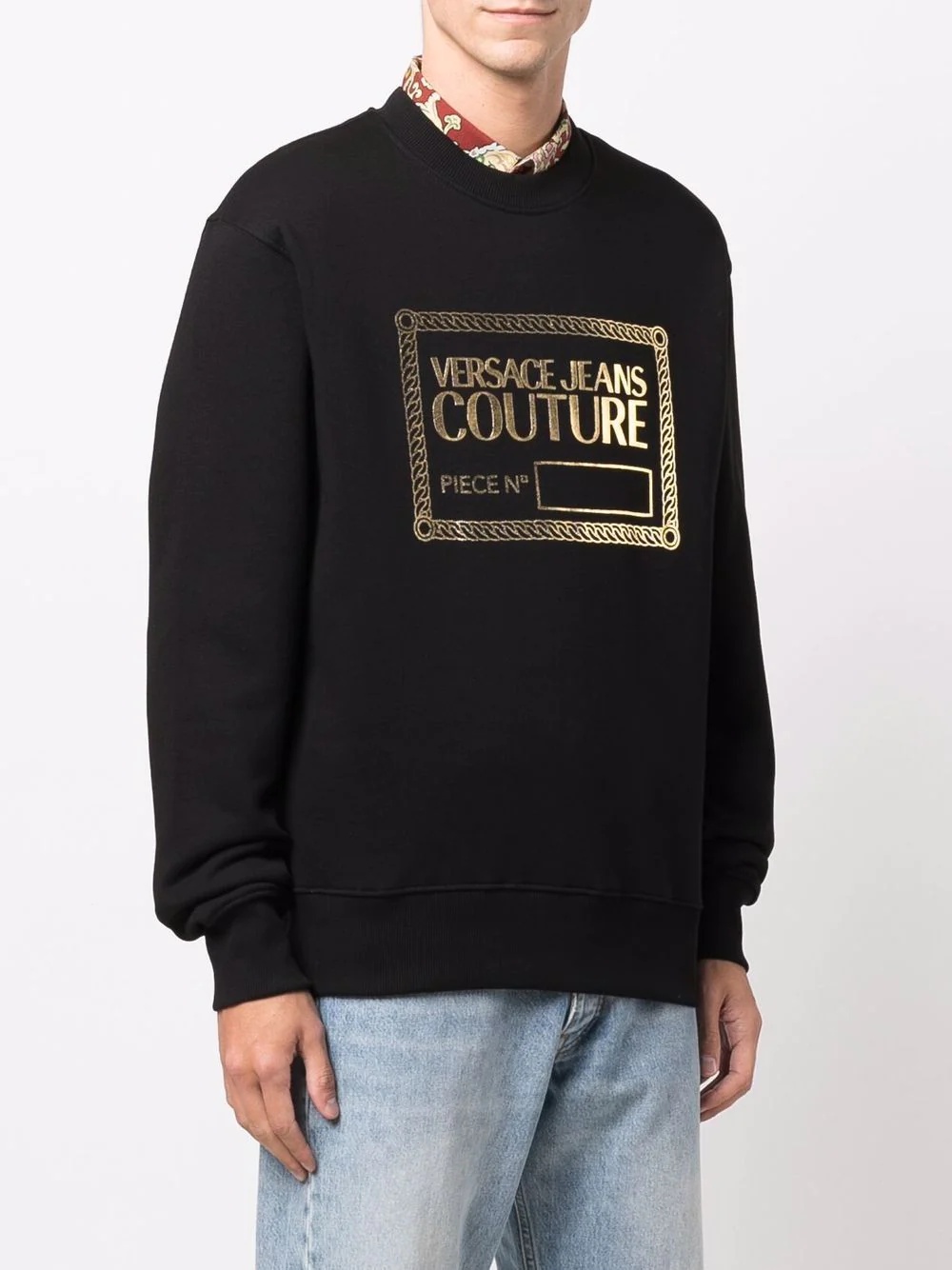 logo crew-neck sweatshirt - 3