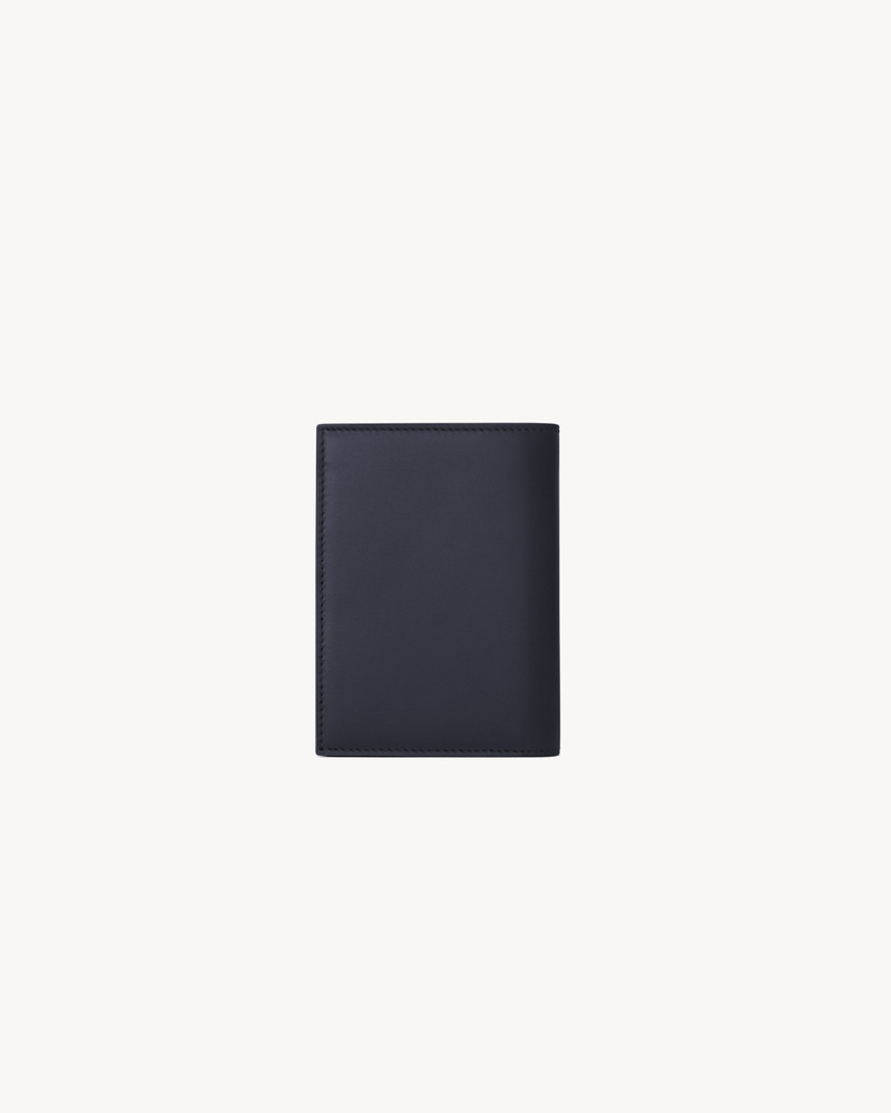 SAINT LAURENT SAINT LAURENT PARIS CREDIT CARD WALLET IN SMOOTH LEATHER outlook