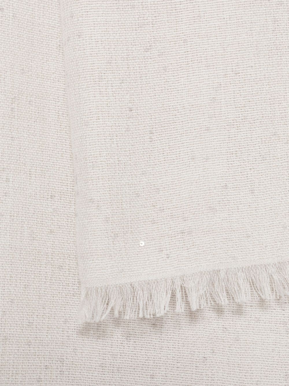 sequin-detailed scarf - 2