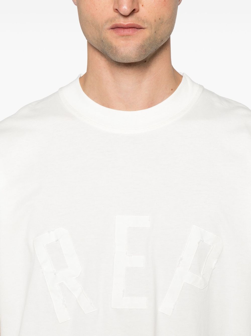 REP-appliqué T-shirt - 4