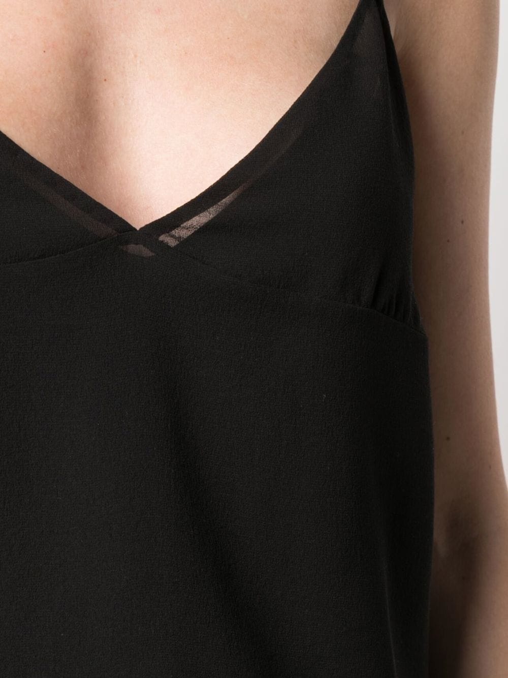 sheer-panel vest top - 5