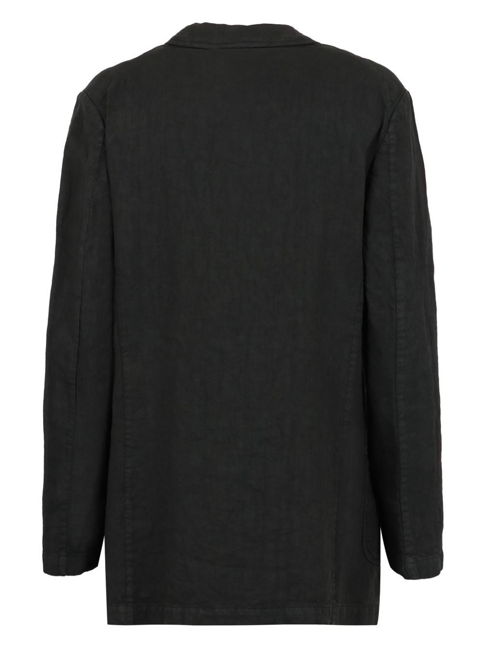 linen single-breasted suit - 3