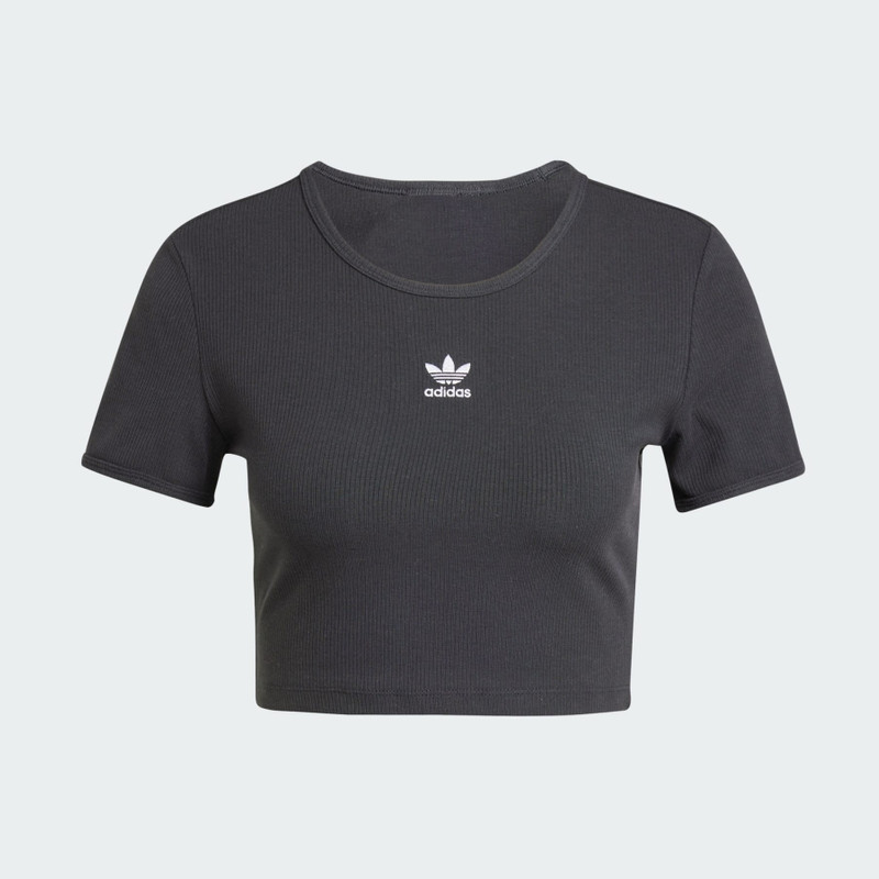 Essentials Ribbed Tee - 1