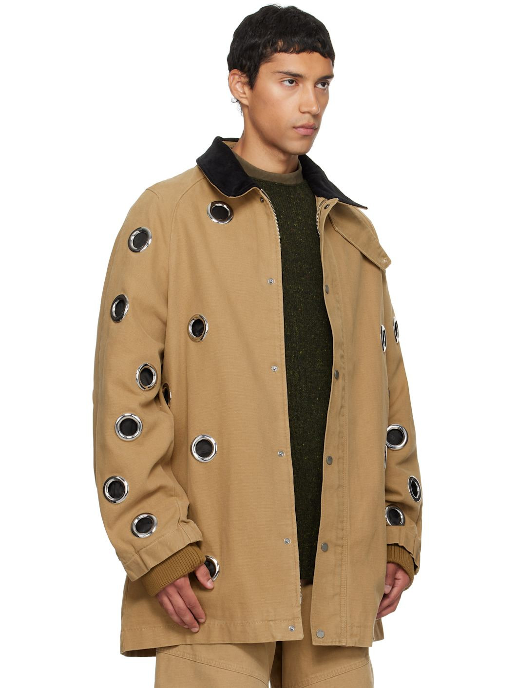 Beige Barbour Jacket - 2