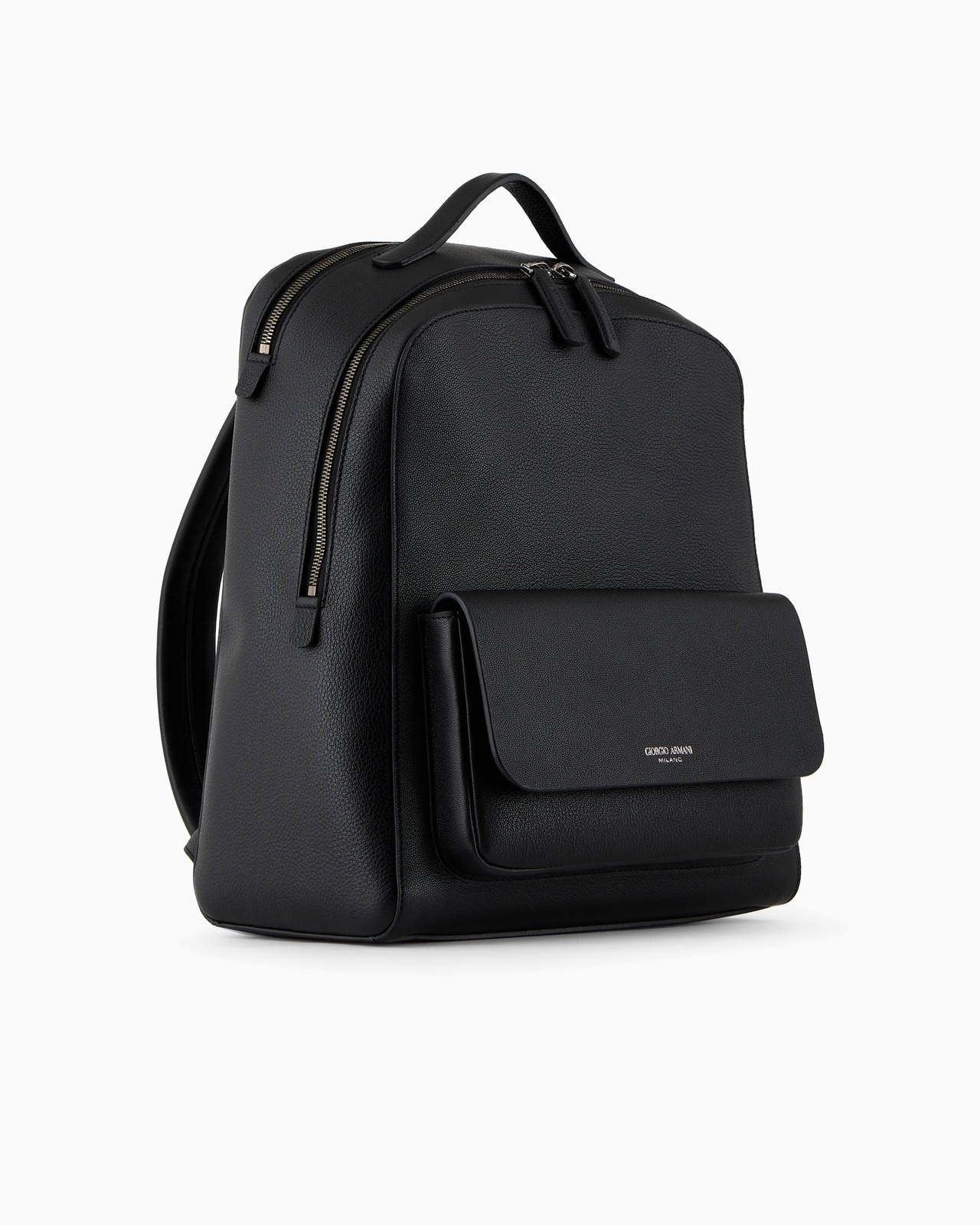 ROUND LEATHER BACKPACK - 2