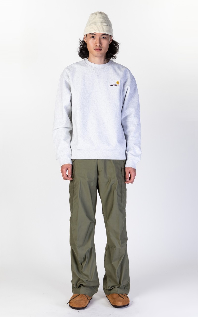 AMERICAN SCRIPT SWEATSHIRT ASH HEATHER - 2