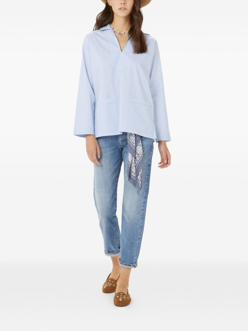 FORTELA striped pocket shirt outlook