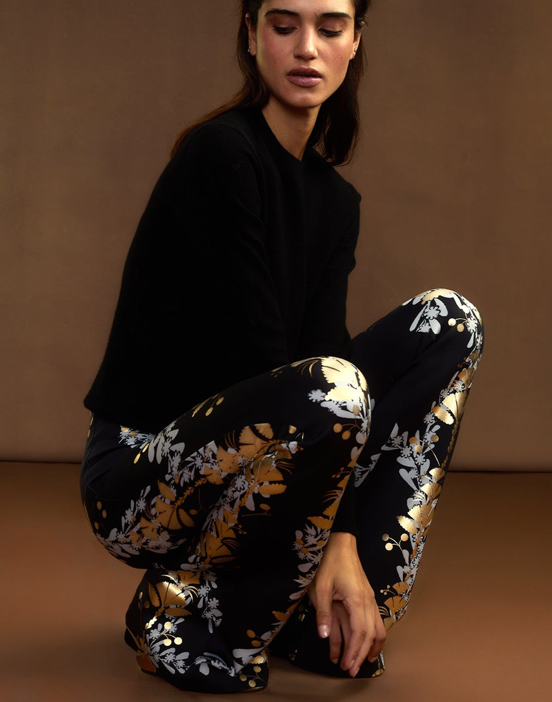 Bonded Fit and Flare Pant 4