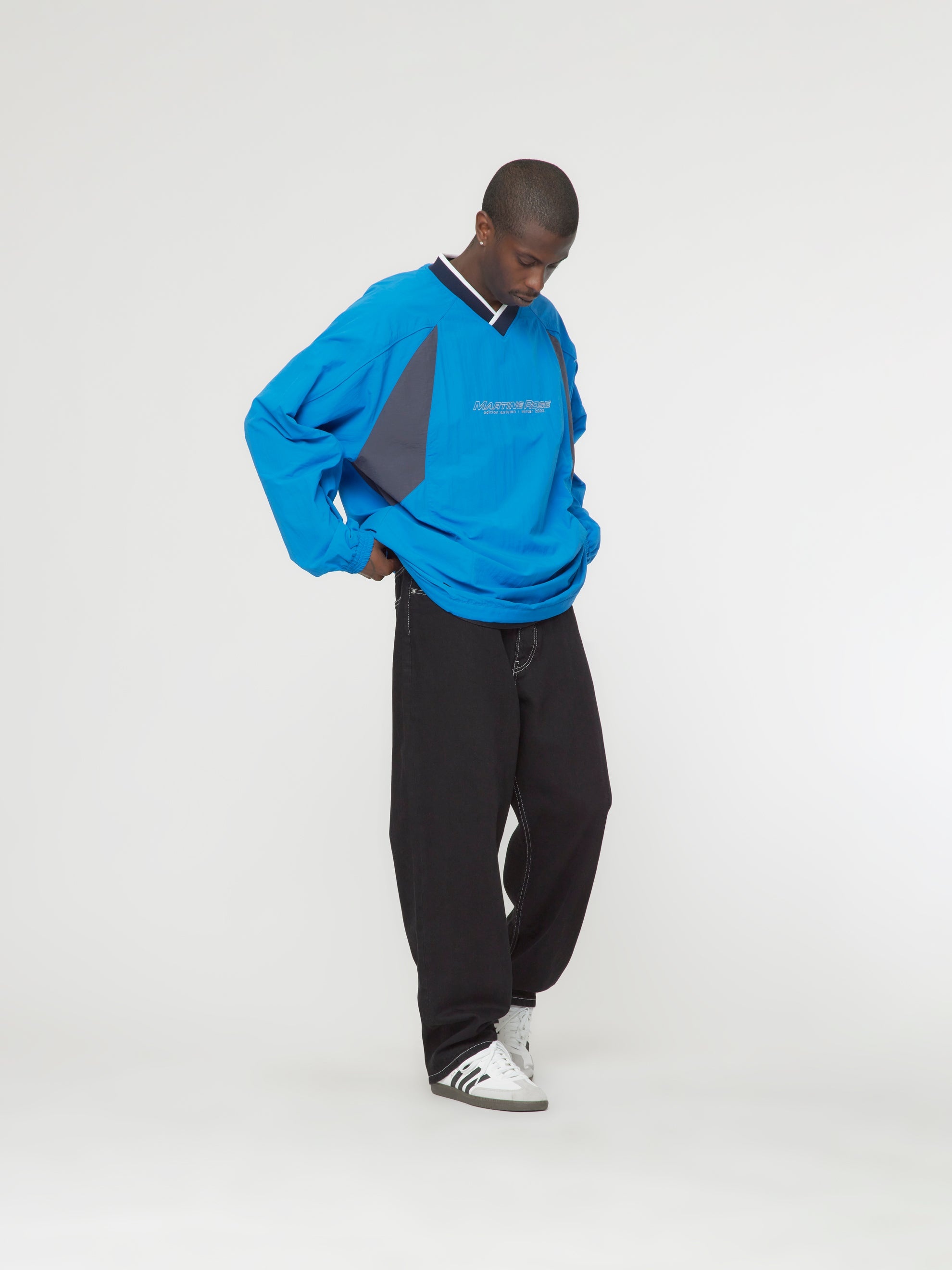 Martine Rose SPORTS PULLOVER (BRIGHT BLUE) | REVERSIBLE