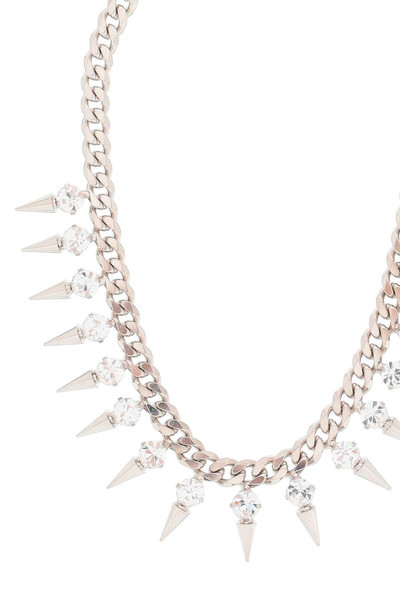 Alessandra Rich CHOKER WITH CRYSTALS AND SPIKES outlook
