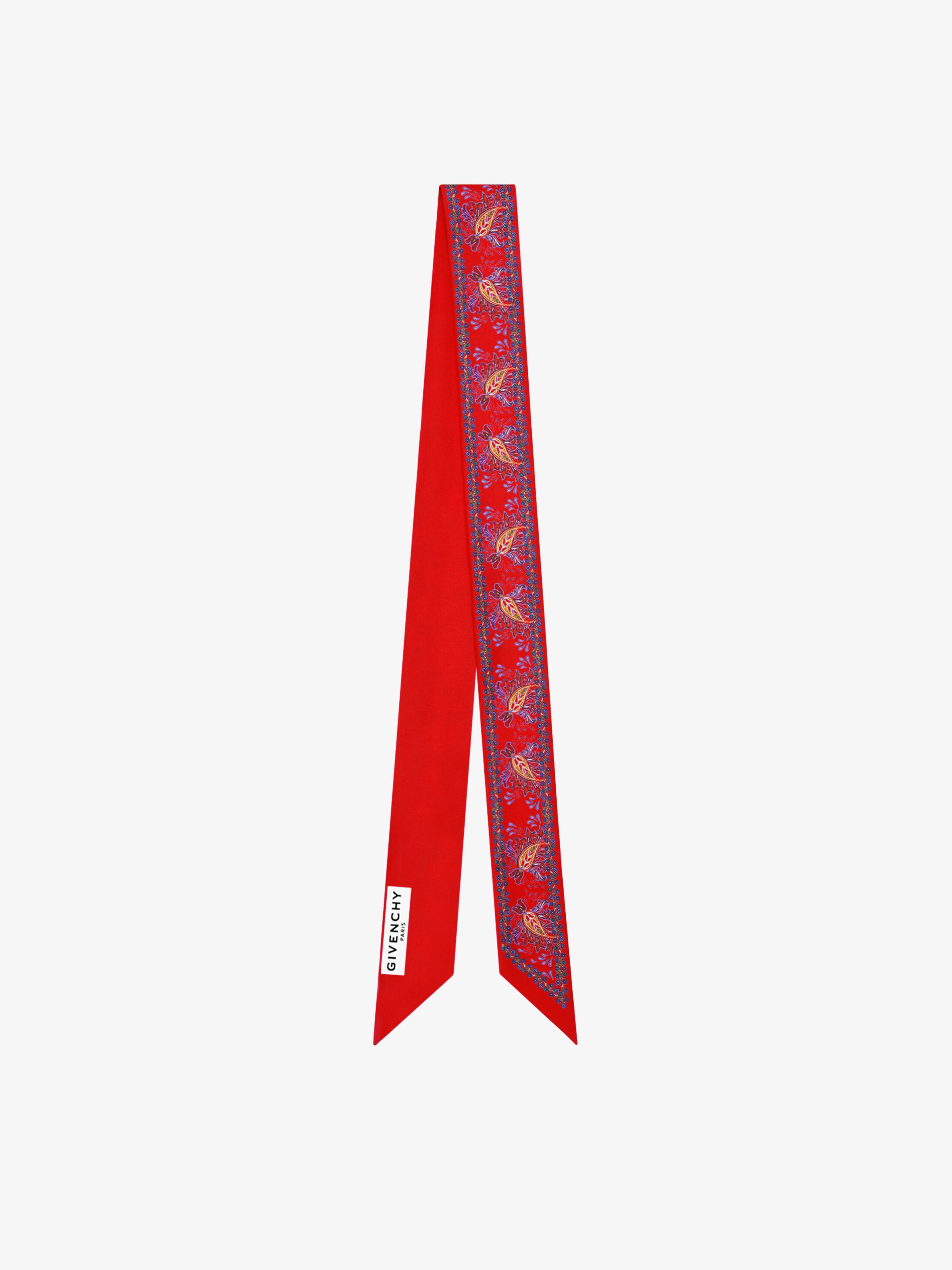 GIVENCHY headband in floral printed silk - 2
