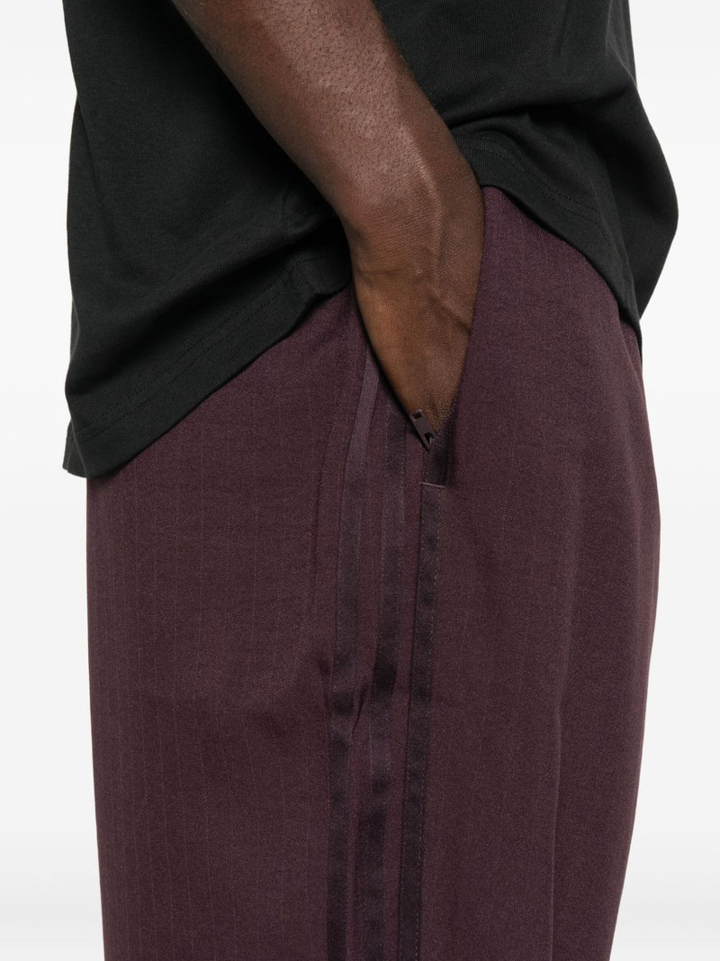 drawstring-waist cotton trousers 5