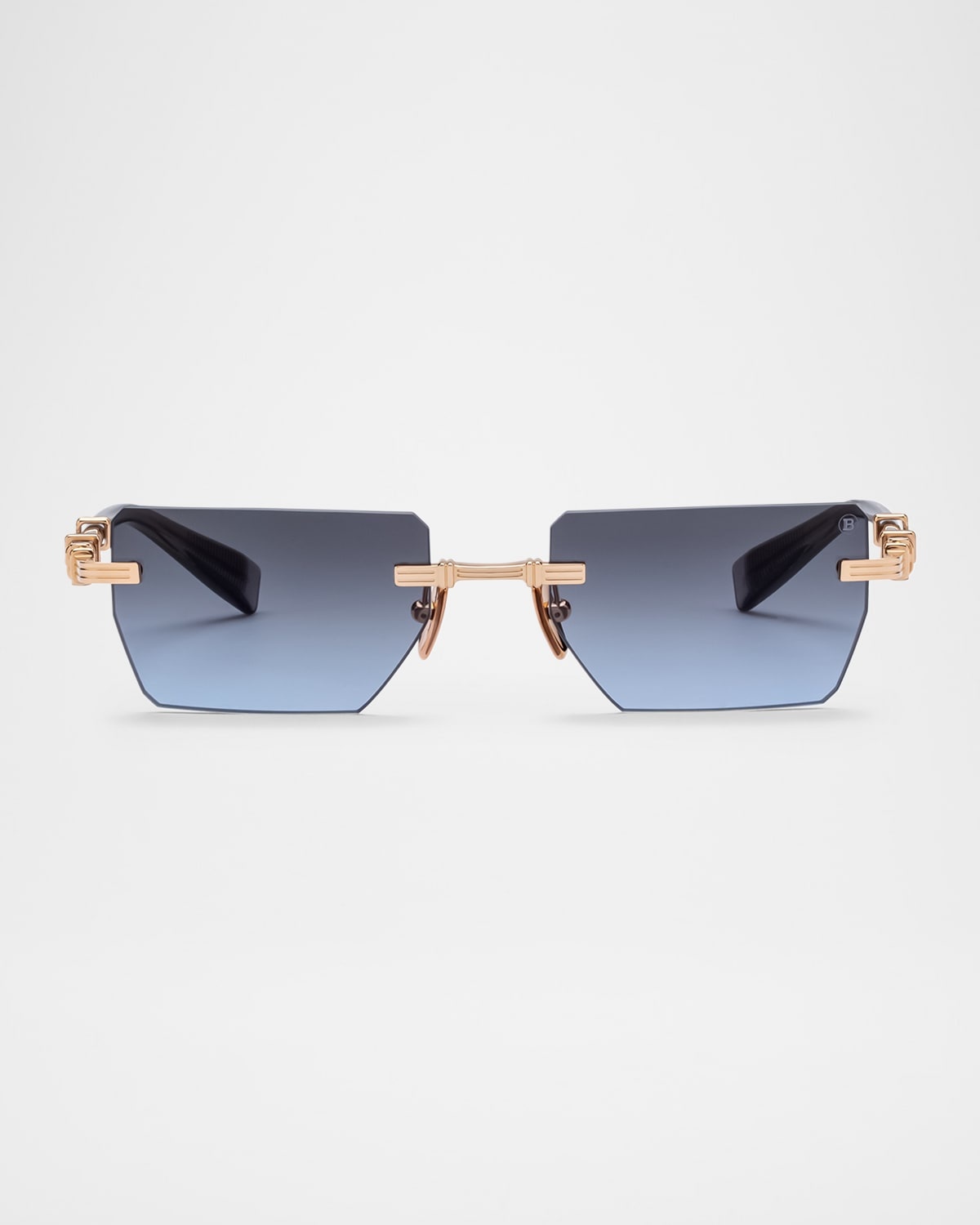 Pierre Titanium Rectangle Sunglasses - 1