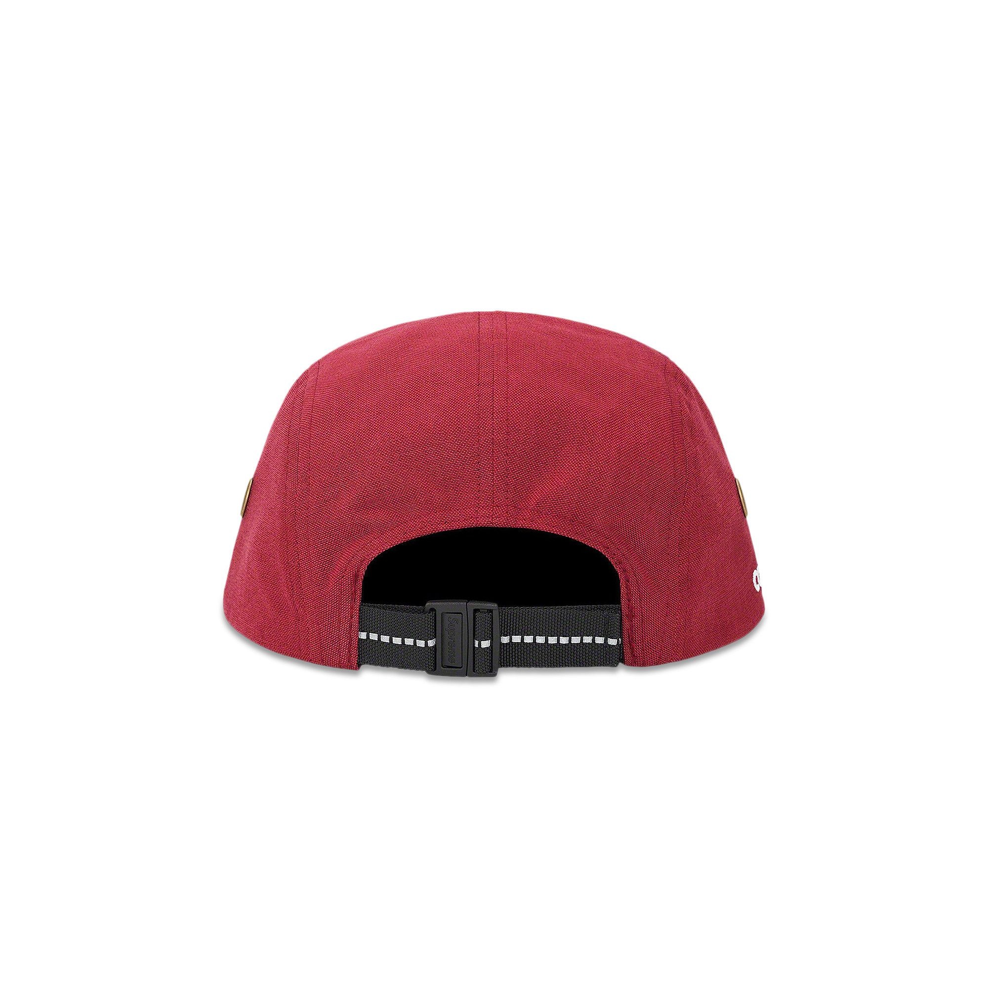 Supreme Brushed Cordura Camp Cap 'Burgundy' - 2