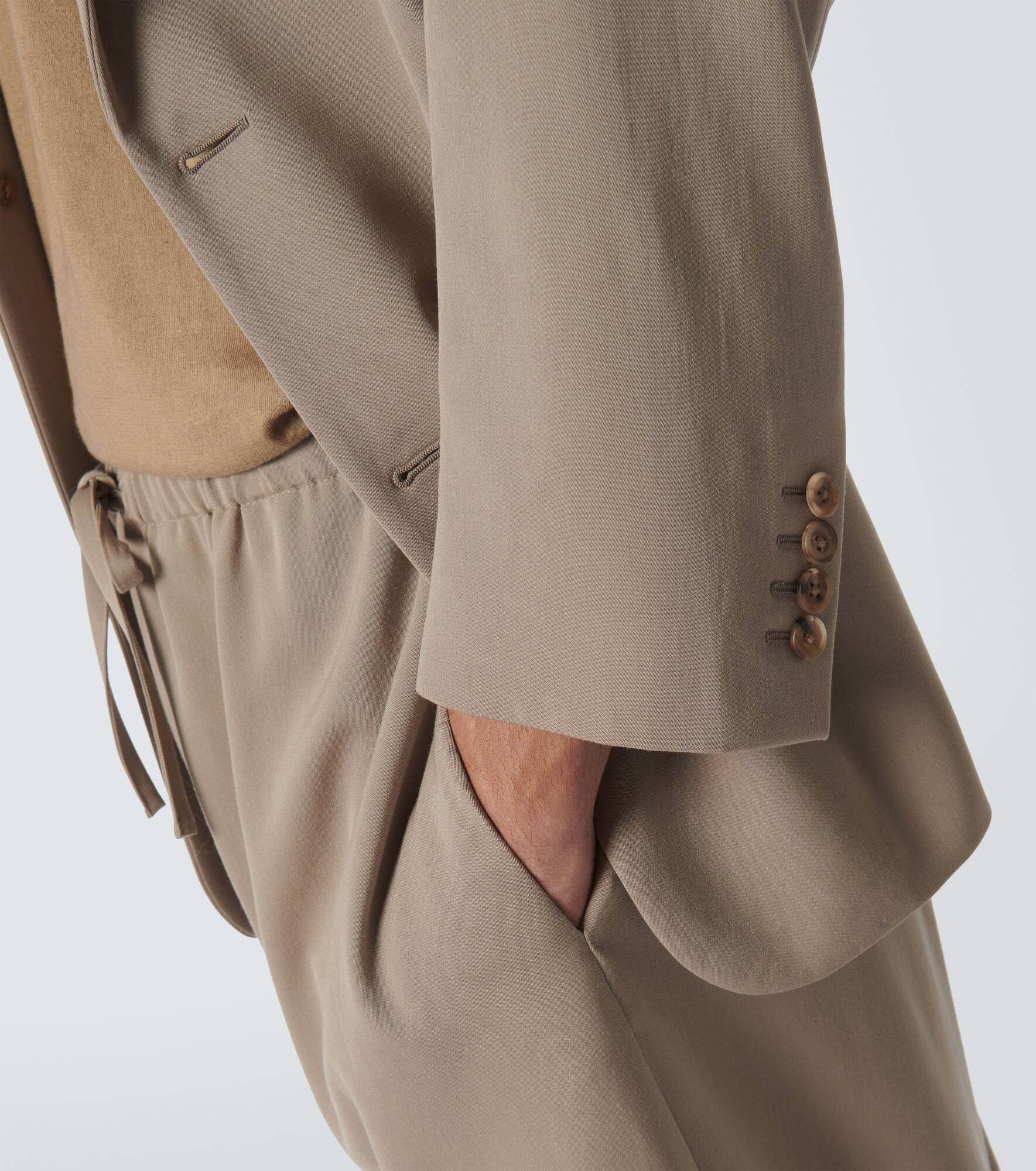 Eligio single-breasted wool blazer - 6