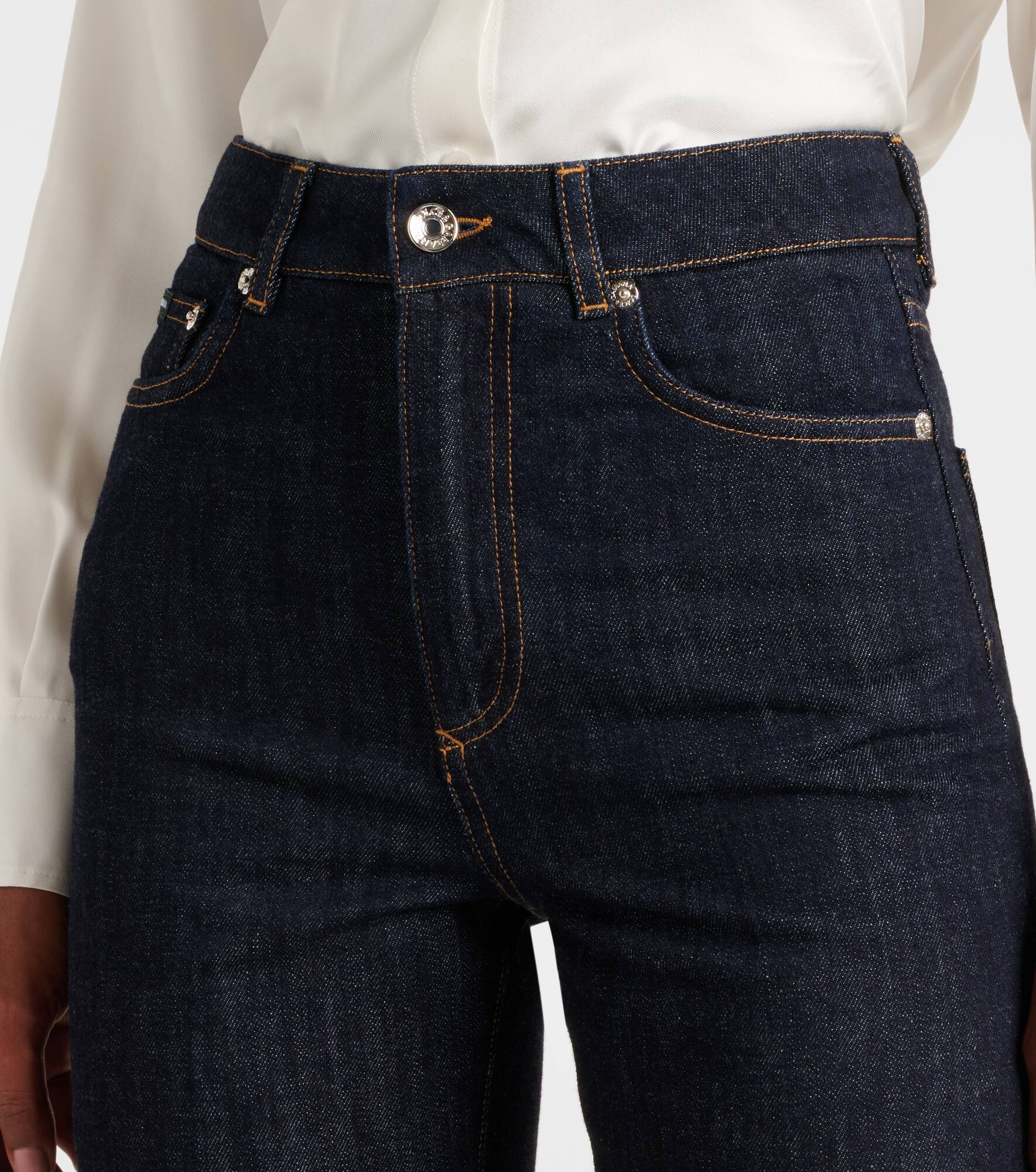 High-rise straight jeans - 4