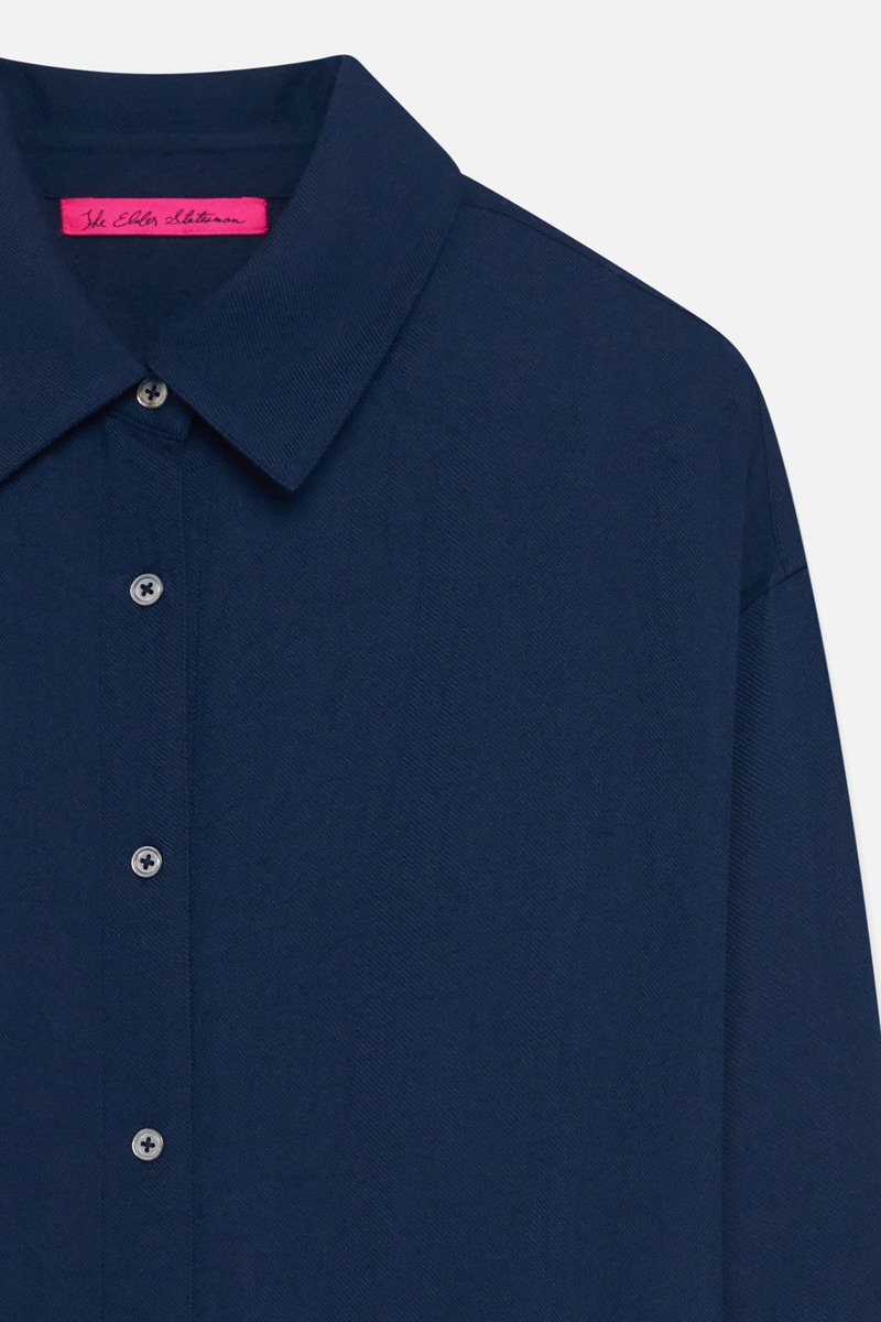 The Elder Statesman CASHMINA BOXY SHIRT outlook