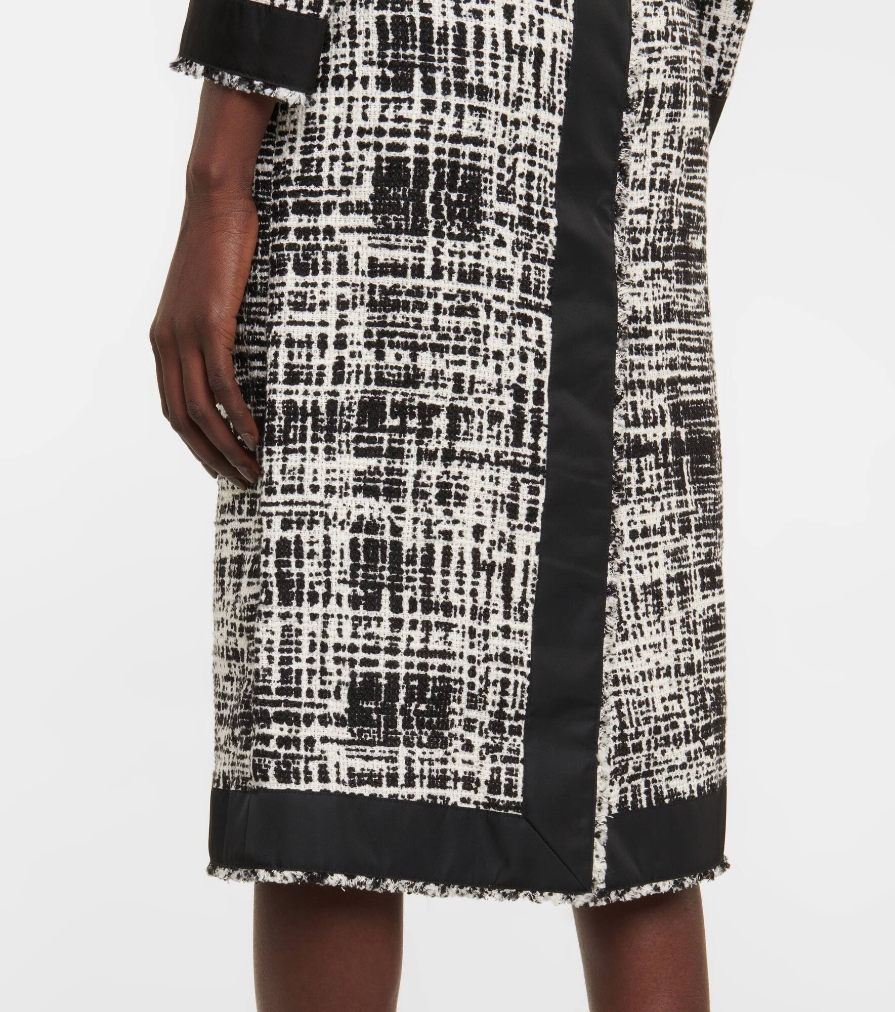 Tweed midi skirt - 5