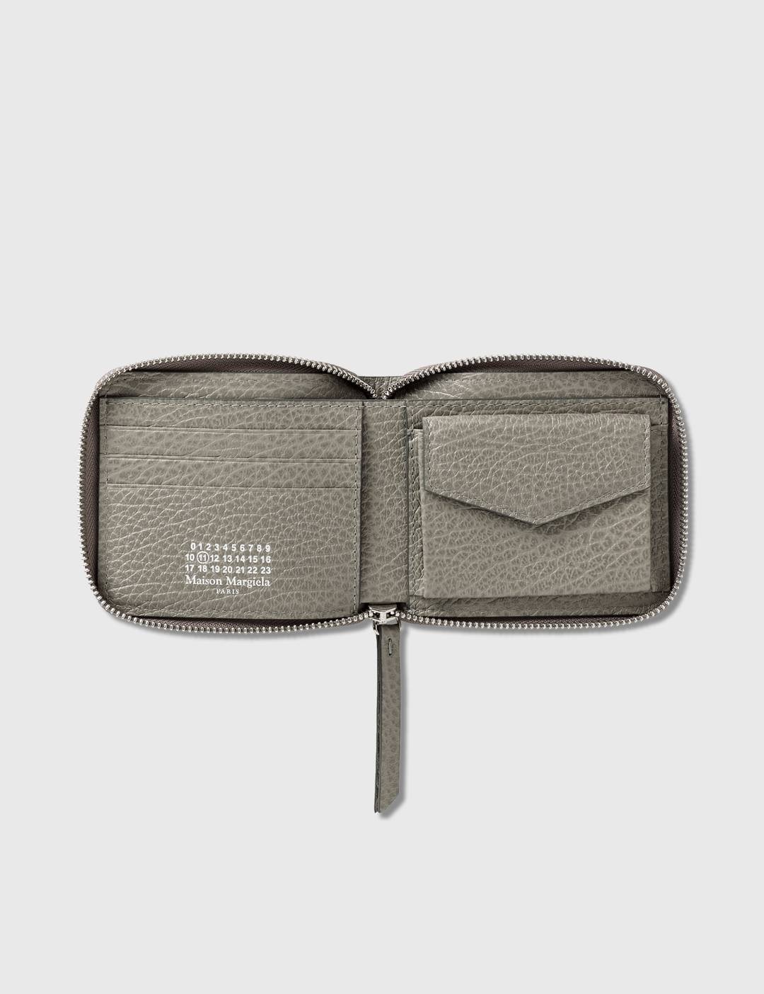 Grain Leather Zip Wallet - 4