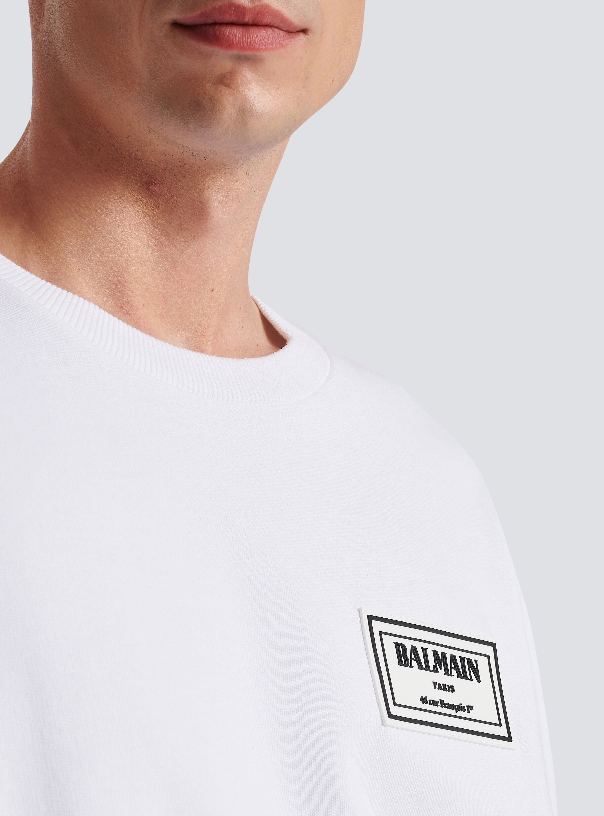 Sweatshirt with rubber patch - 8