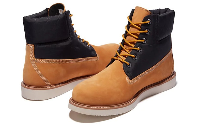 Timberland Newmarket 6 Inch Quilted Boots 'Wheat Black' A2GJT231 - 5
