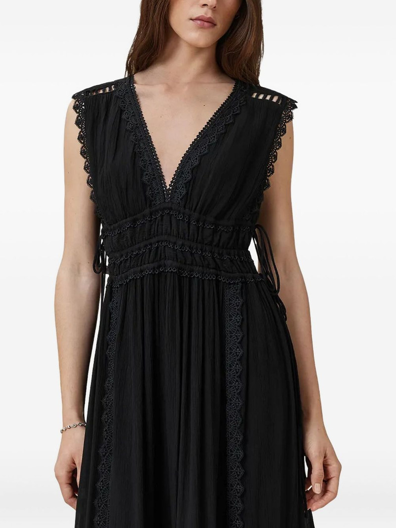 ALLSAINTS Xanthe lace-trimmed maxi dress outlook