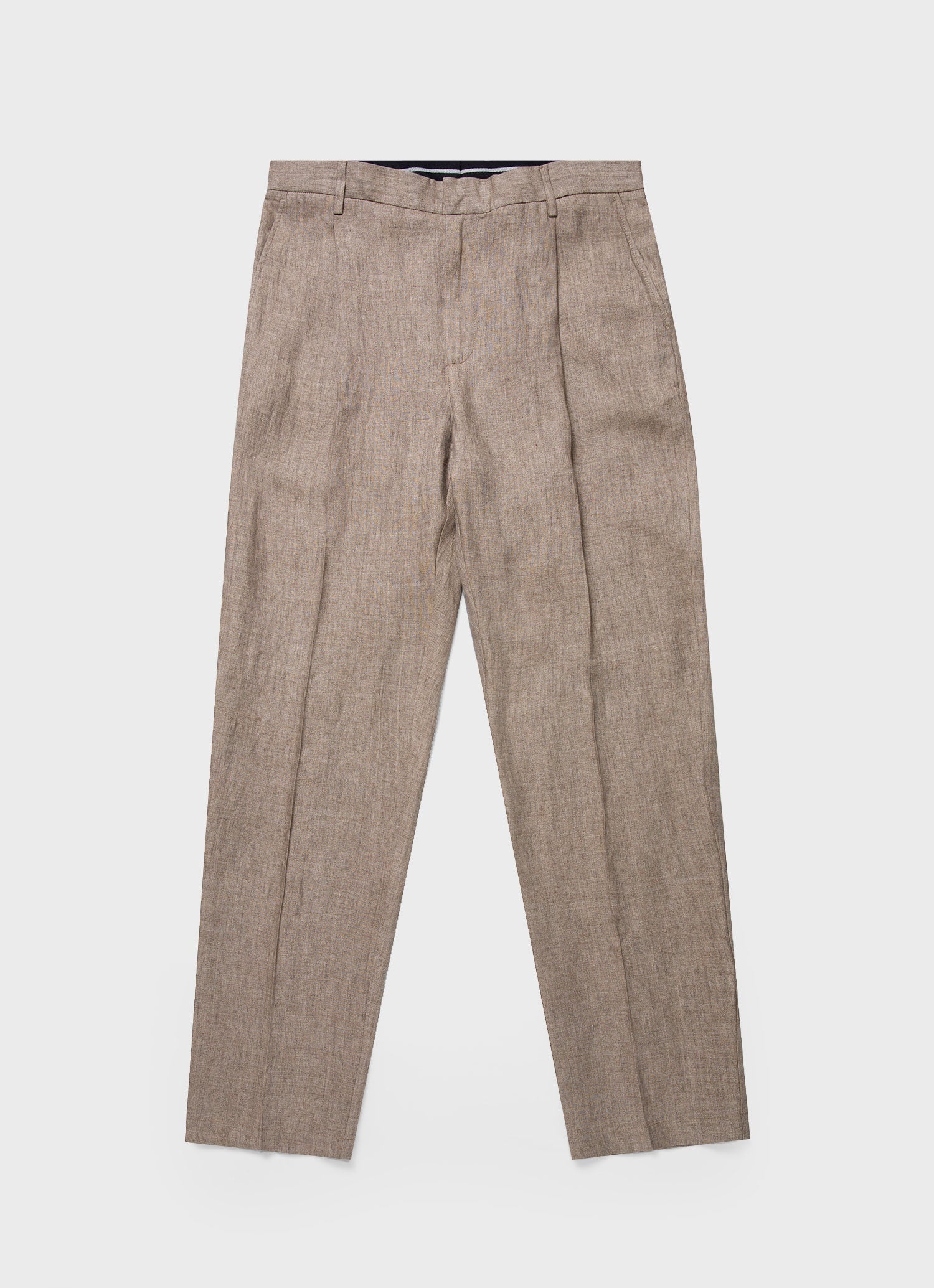 Pleated Linen Trouser - 1