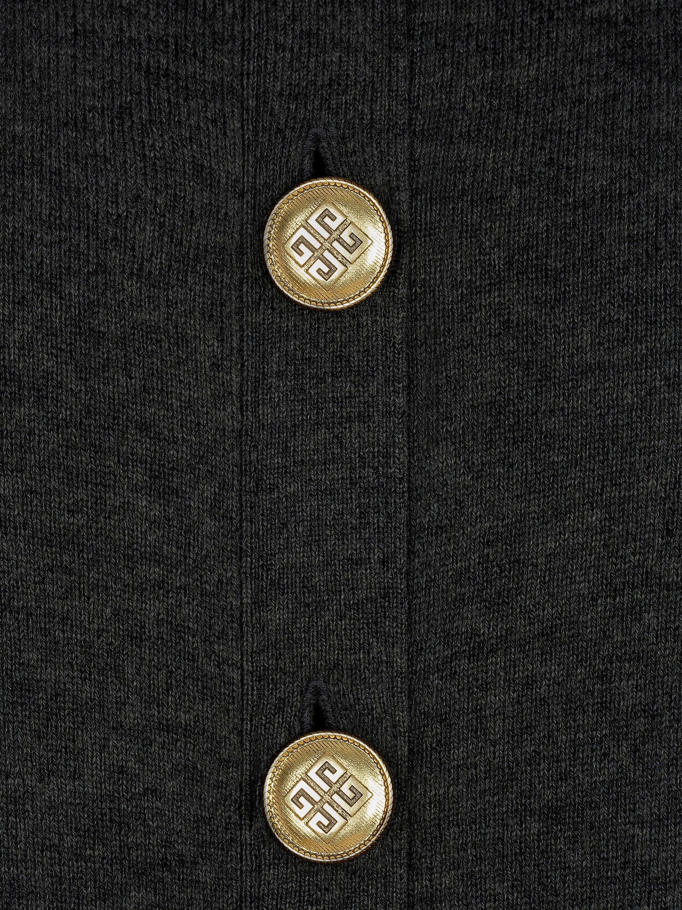 Cardigan in cashmere with 4G buttons - 5