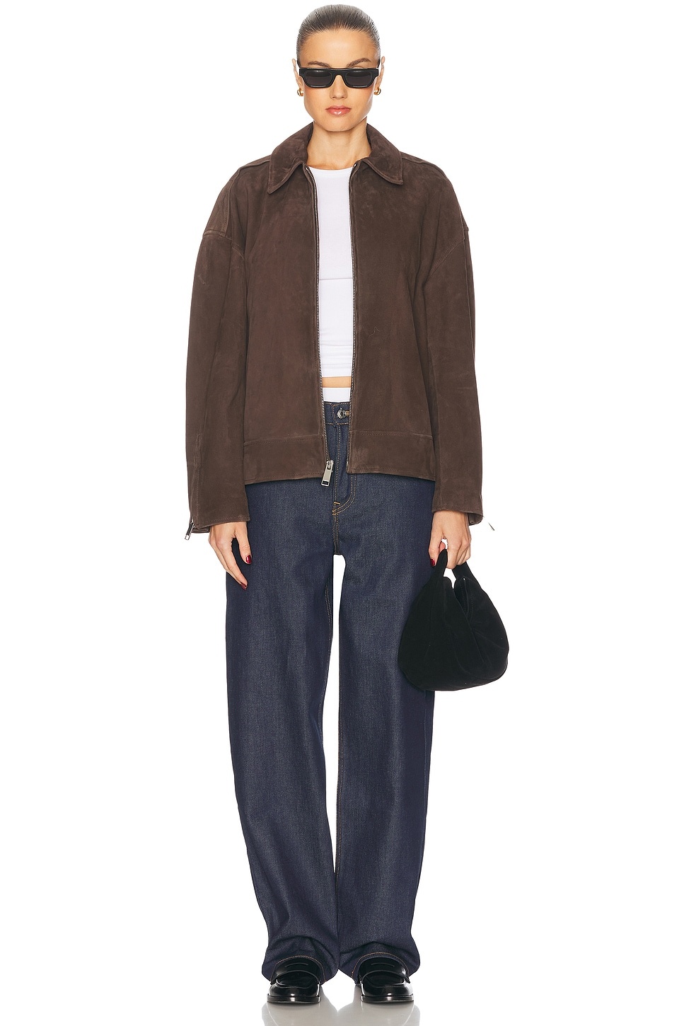 Crew Neck Extra Long Sleeve Tee - 4