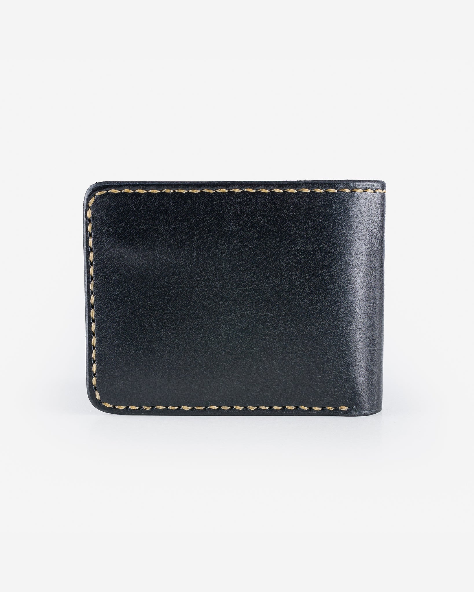 IHG-035-BLK Calf Folding Wallet - Black - 3