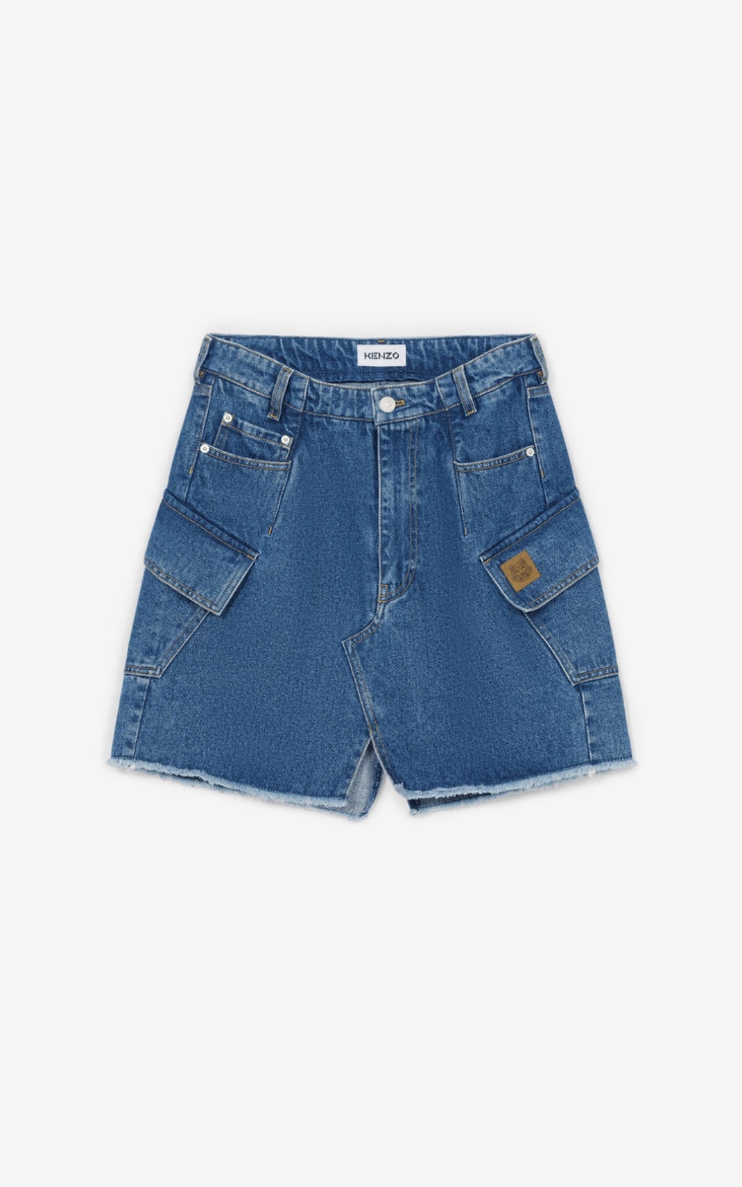 Tiger short denim skirt - 1