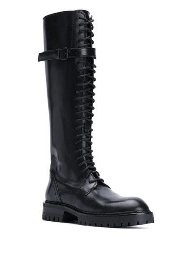 Ann Demeulemeester lace-up combat boots outlook