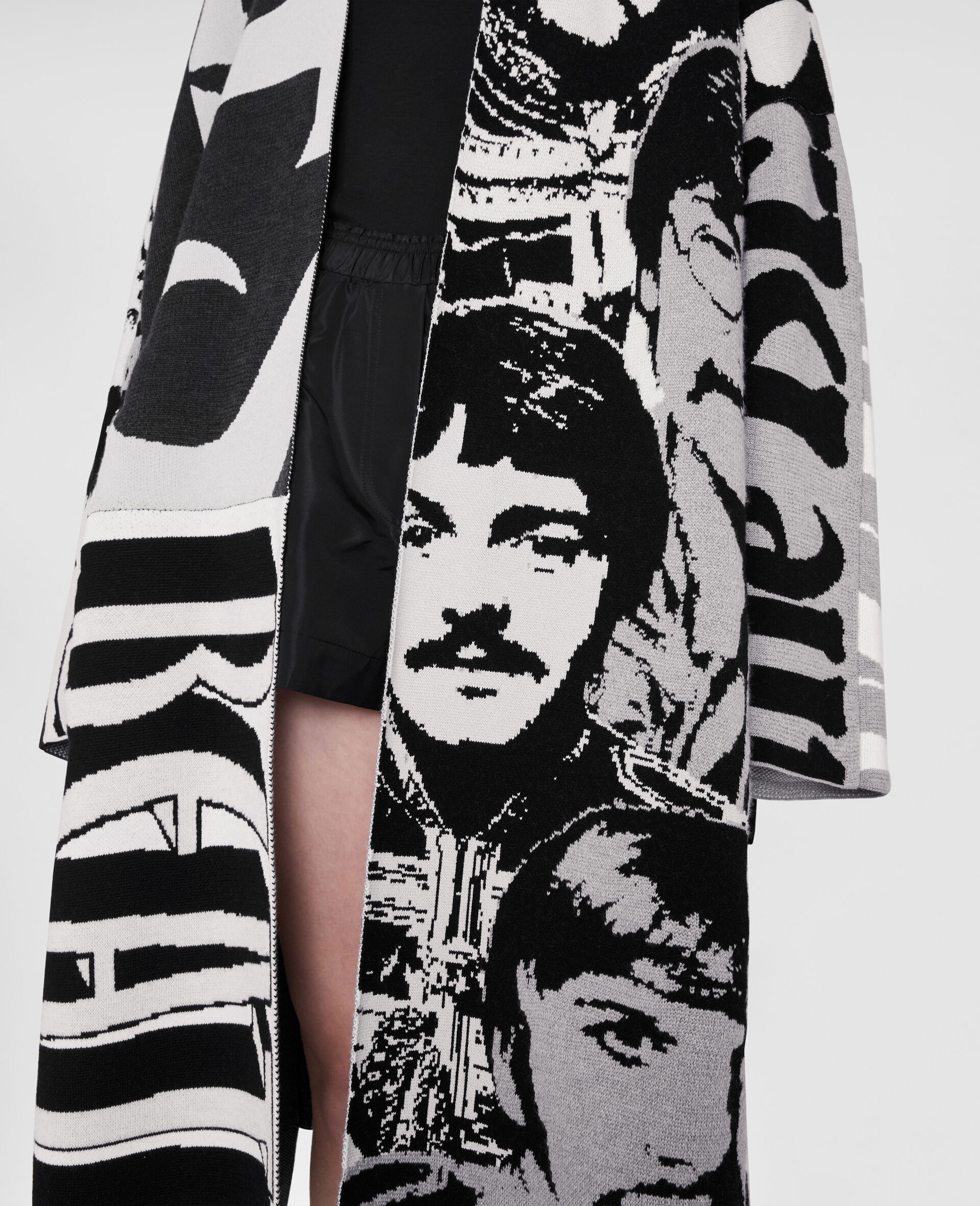 Get Back Paneled Knit Coat - 4