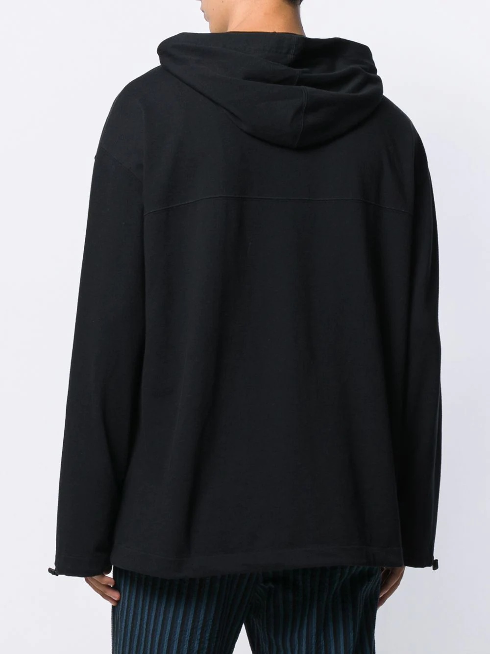 embroidered logo hoodie - 4