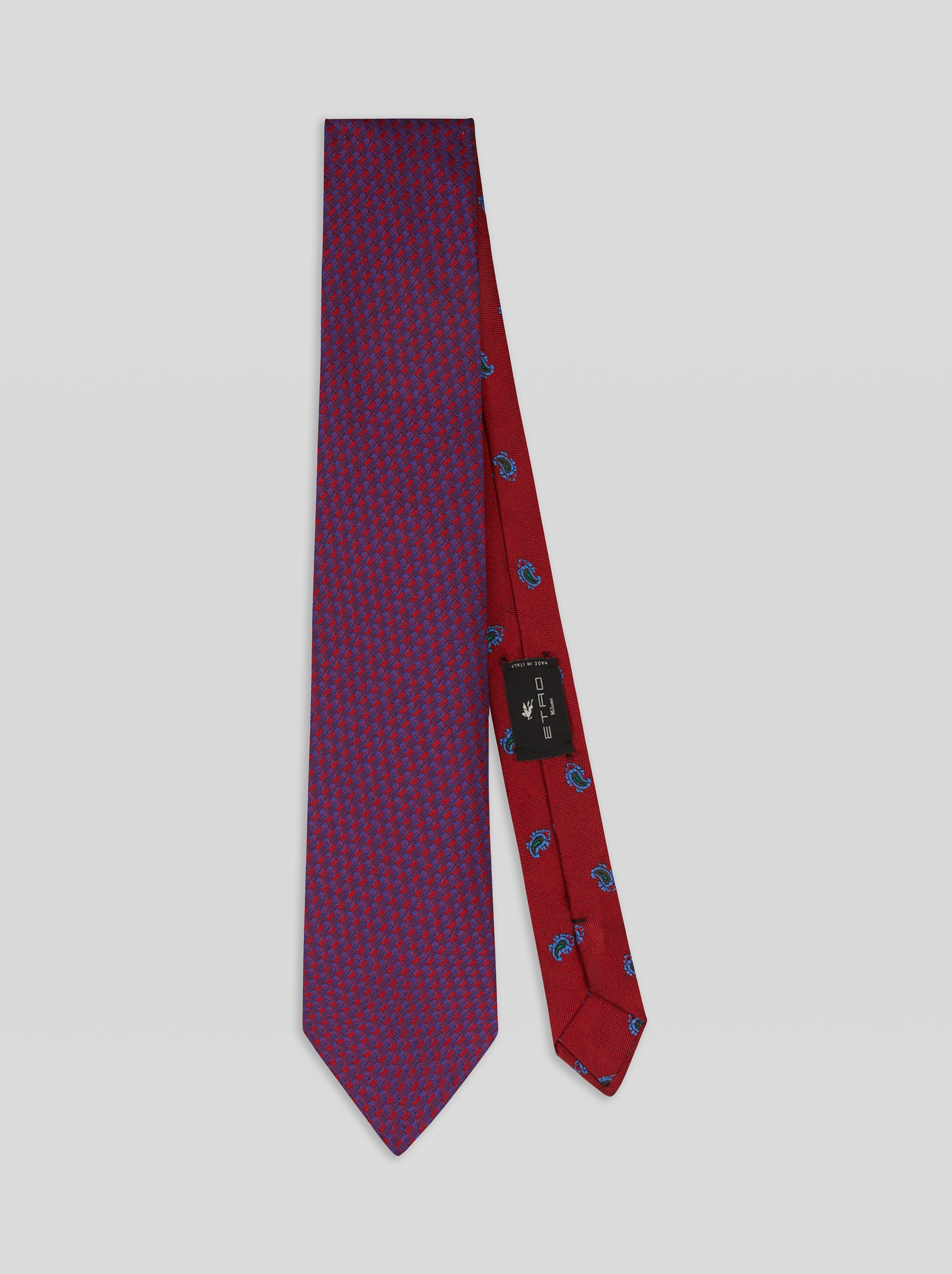 TWO JACQUARD FABRICS TIE - 1