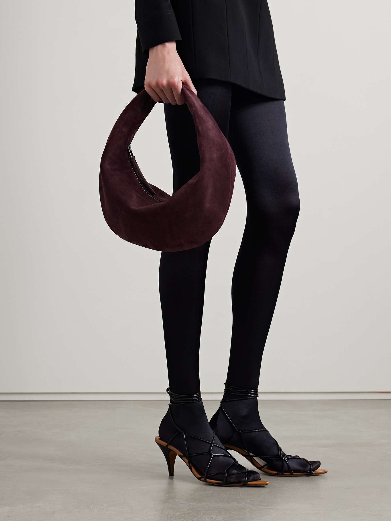 Olivia medium suede tote - 2