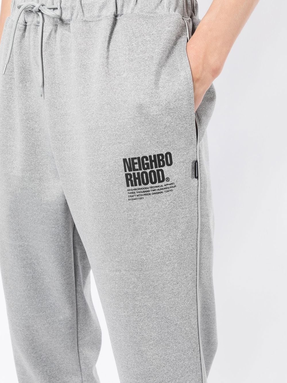 logo-print detail track pants - 5