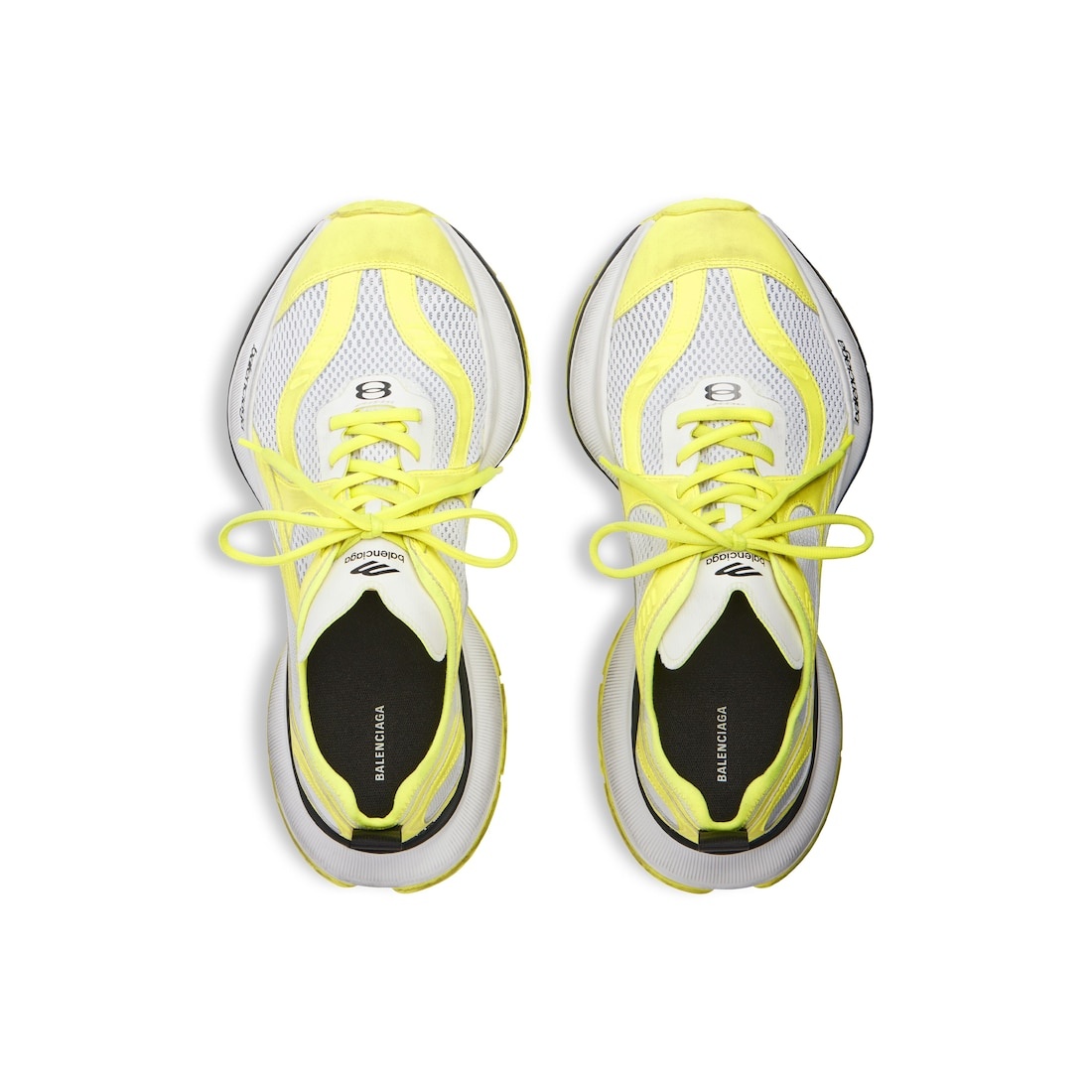 Men's Circuit Sneaker  in Neon Yellow/white/black - 6