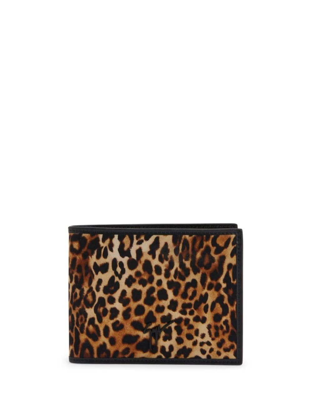 Albert leopard-print wallet - 1