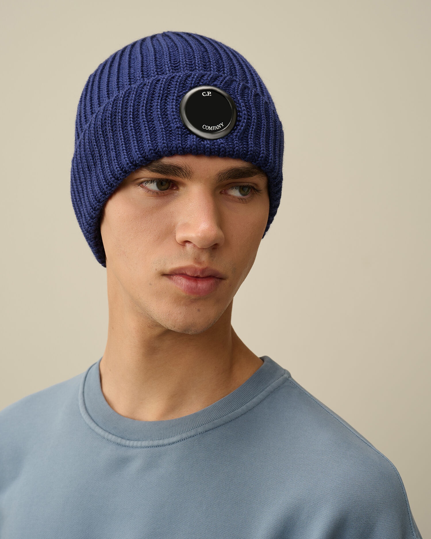 Extra Fine Merino Wool Lens Beanie - 2