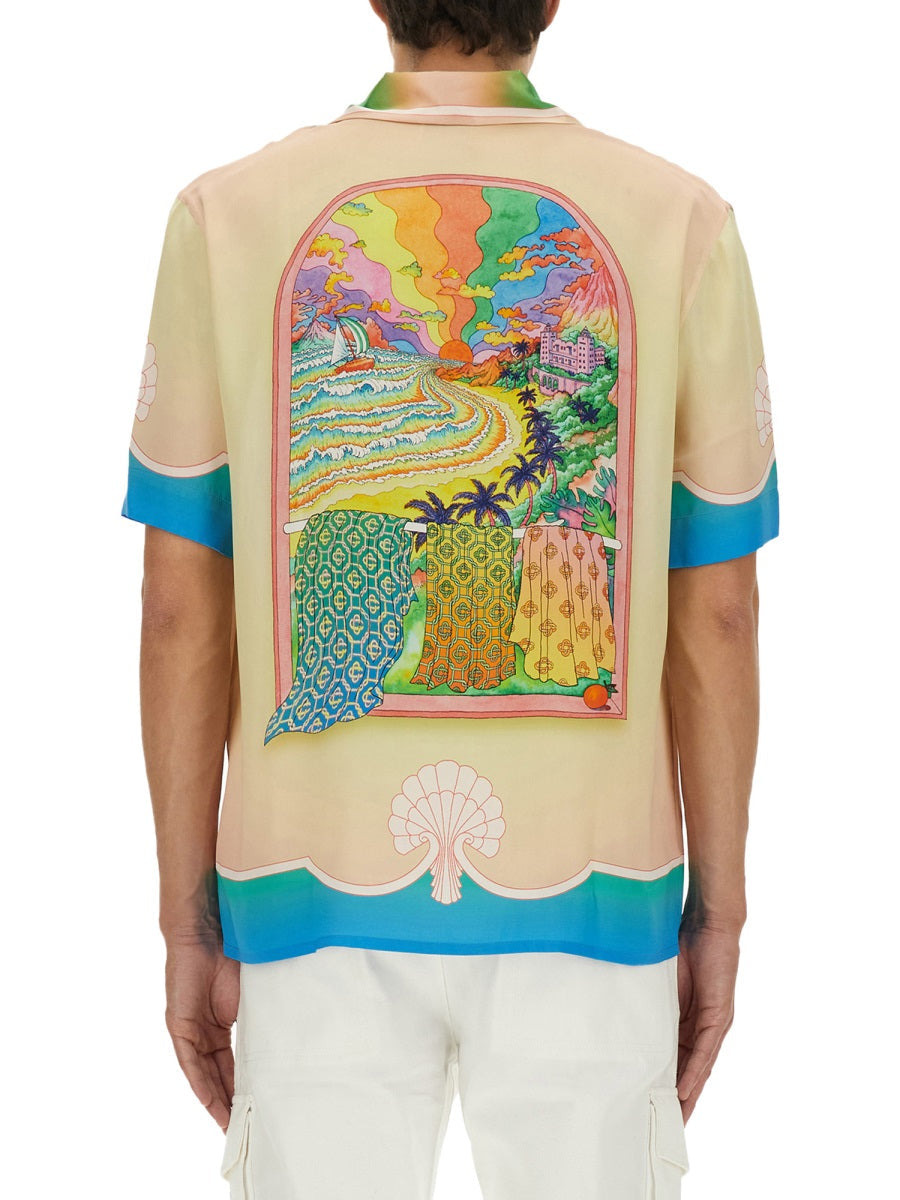 Casablanca Men Short-Sleeved Shirt - 3