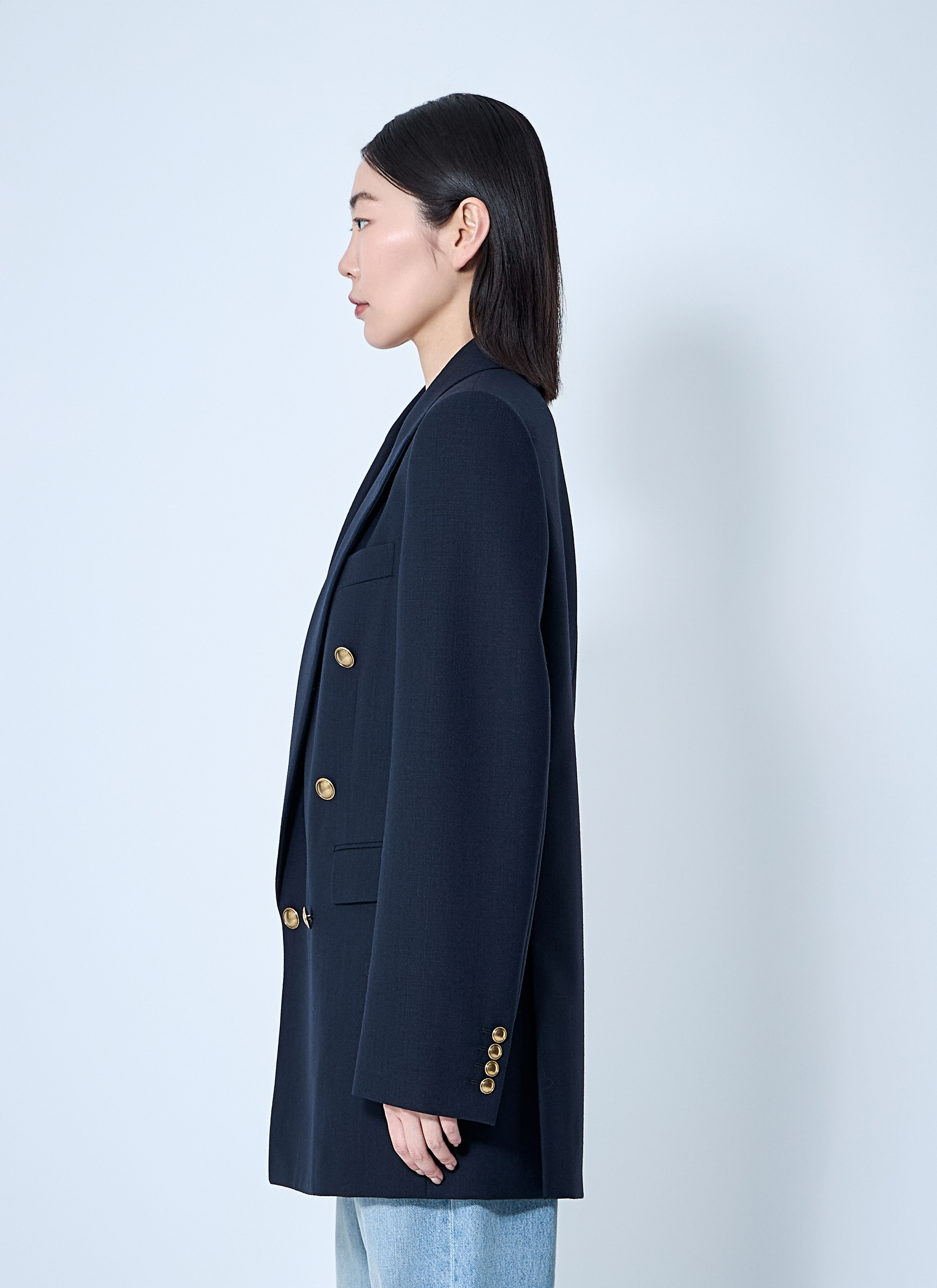 Wool Chiné Blazer - 3