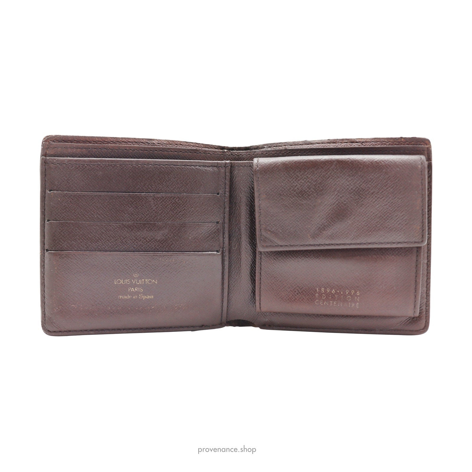 Louis Vuitton Centenaire Edition Marco Wallet - Damier Ebene - 7