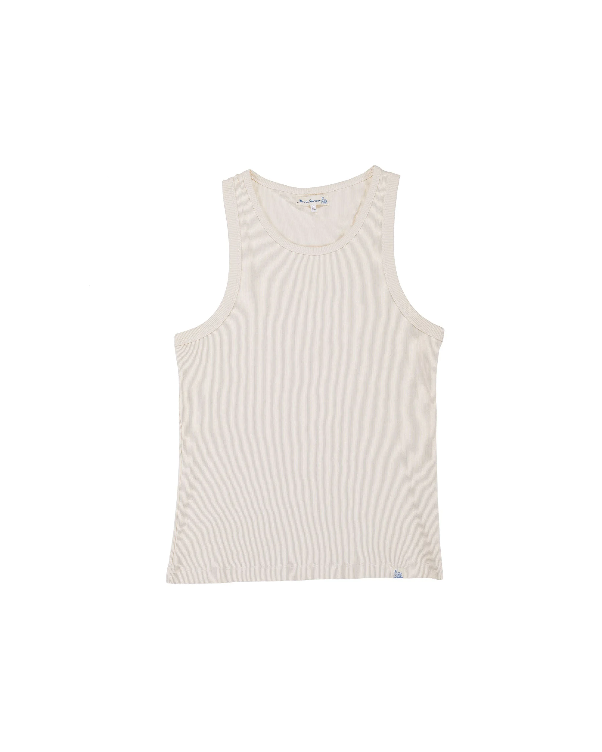RIBTANK01 Iconic Ribbed Cotton Tank Top Nature - 1