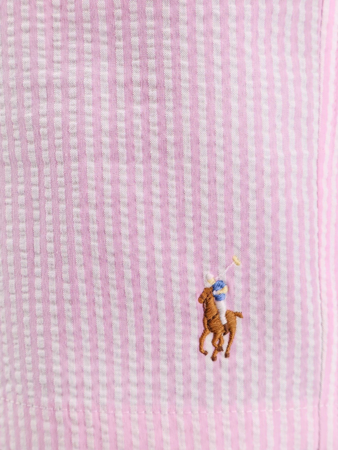 POLO RALPH LAUREN - Polo Ralph Lauren Cotton Blend Striped Swim Trunk With Logo Embroidery - 3