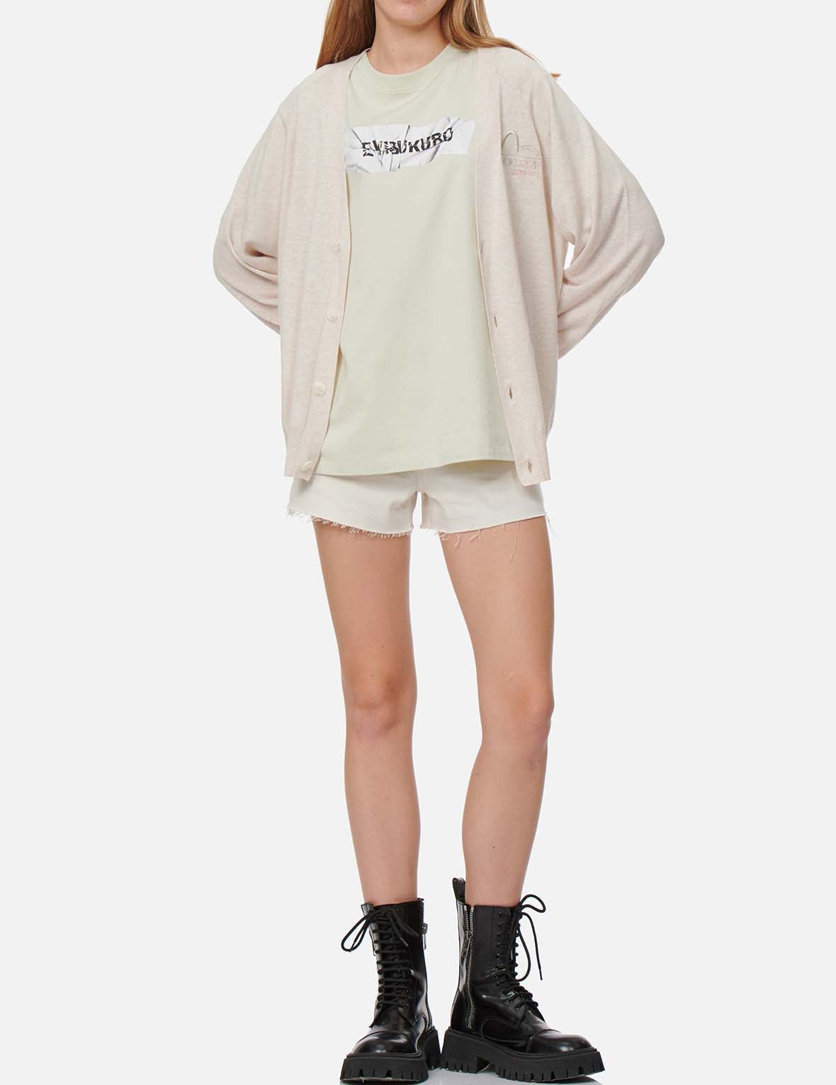 Seagull and Logo Embroidery Cardigan - 6
