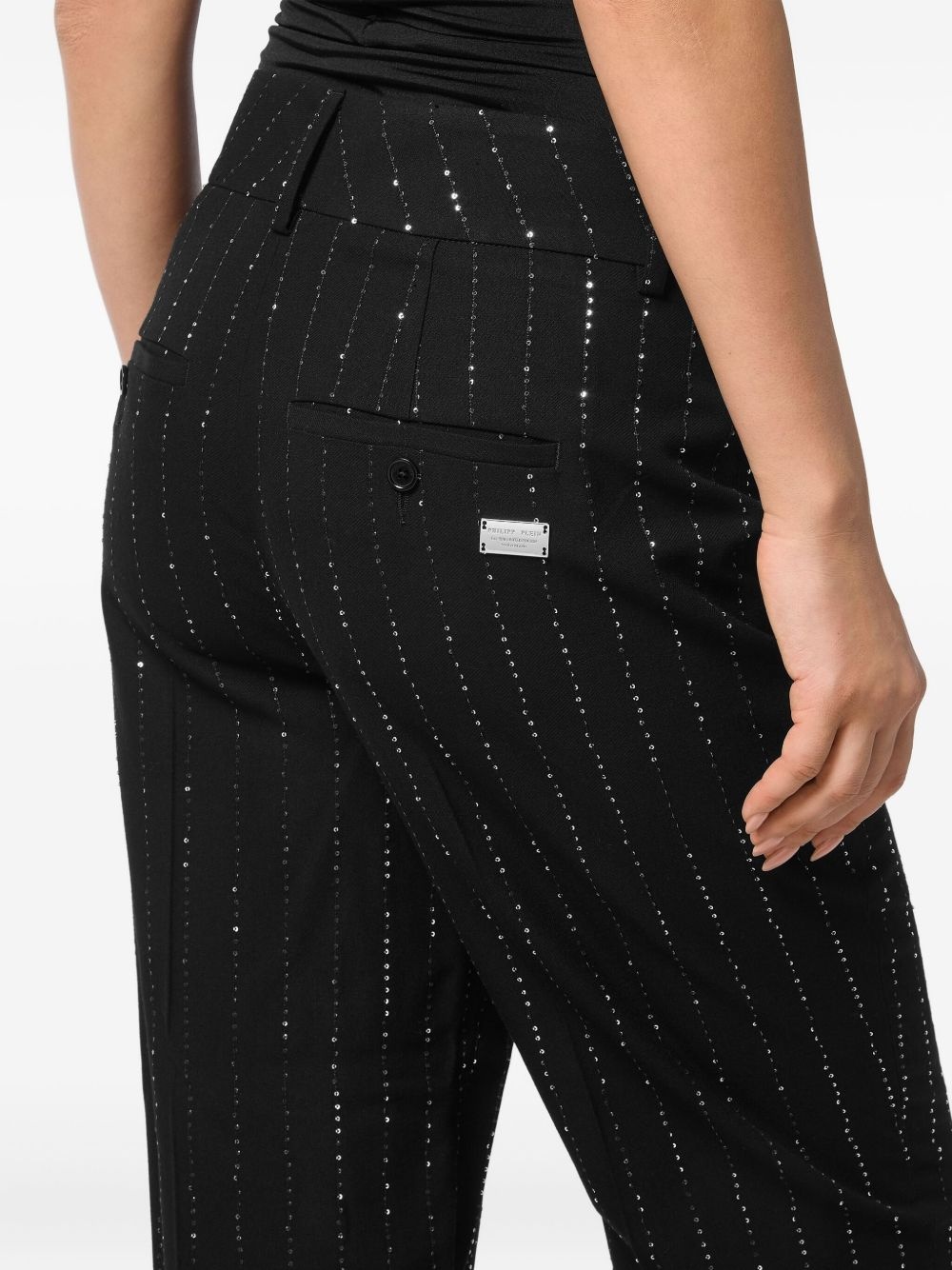 pinstriped trousers - 4