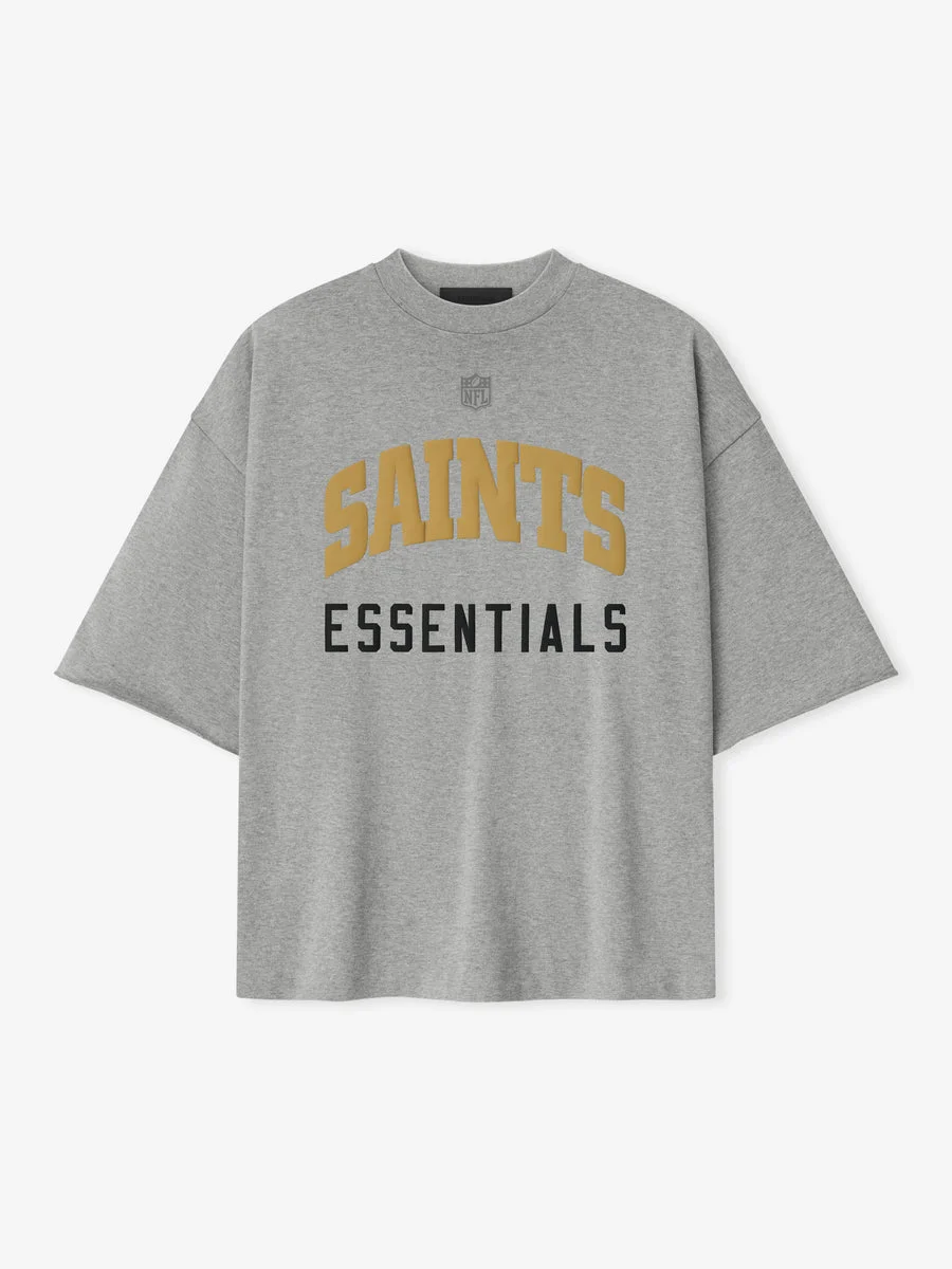 Saints 90s 3/4 Sleeve Football Tee - 1